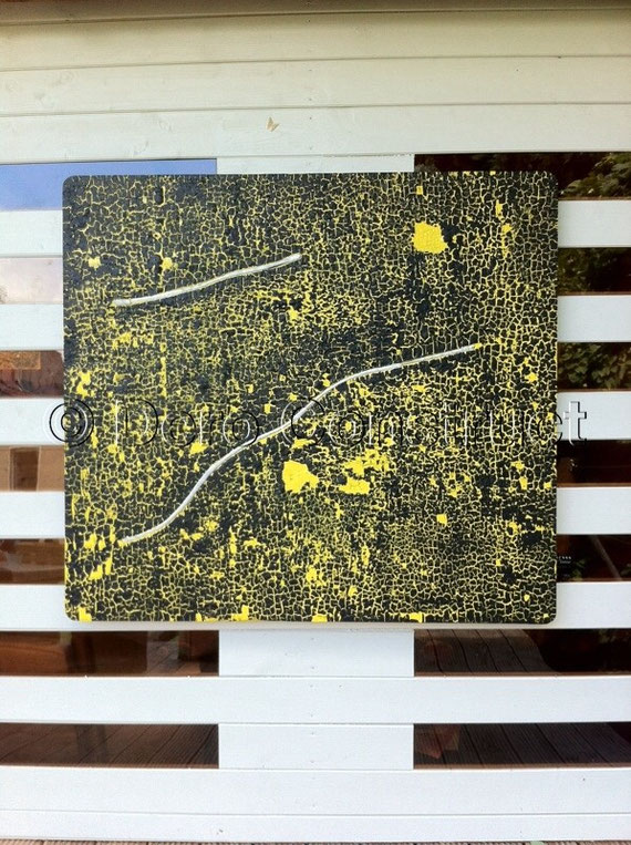 konstruktive Kunst, pyromane Kunst, verbrannt, Dero Construct