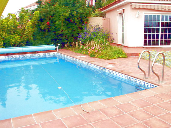 Beheizter Pool der der Ferienvilla mit Pool in santa Ursula auf Teneriffa
