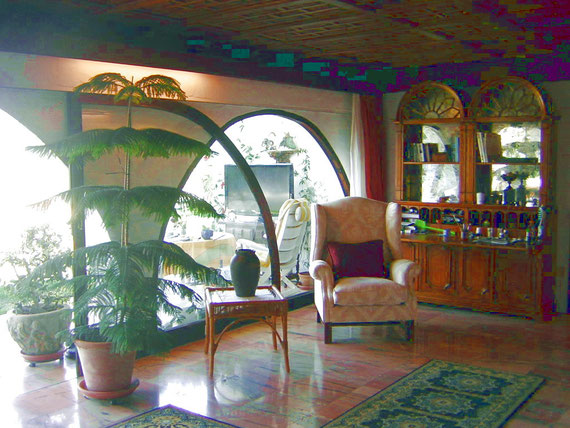 Elegante möblierung und viel Licht in der Villa mit Pool in Puerto de la Cruz
