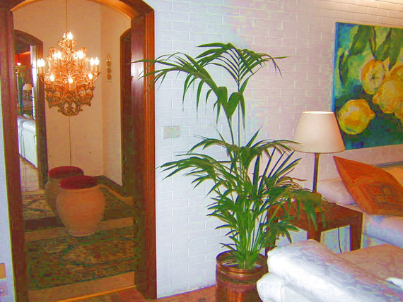Eingang zum Schlafbereich der Villa