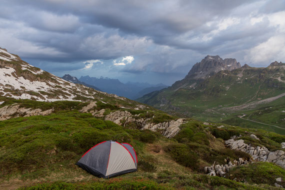 Schweiz Camping Berge