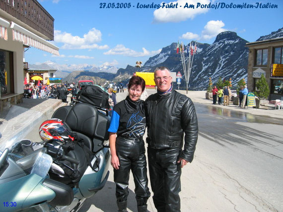 Auf der Reise nach Lourdes 27.5.2005 wir hatten nur schönes Wetter!