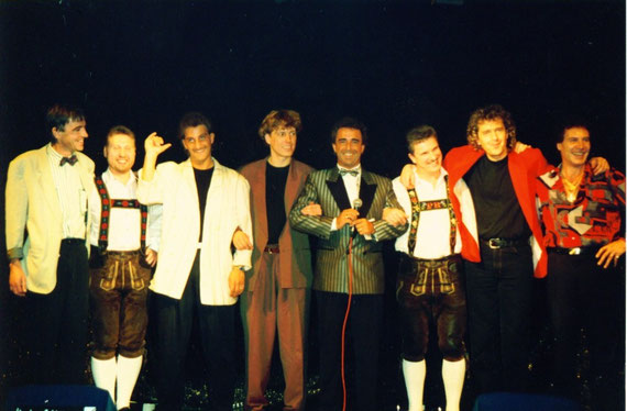 Peter Reicher (3.von rechts)- mit Brunner&Brunner und sehr bekannten Künstlern auf der Bühne! 07.12.1992 Peter Reicher - mit seinem "Steiermark Duo" schon damals sehr erfolgreich unterwegs! 1985-1996