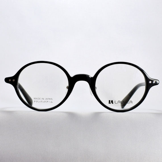 丸メガネ、アミパリラウレア4025黒色