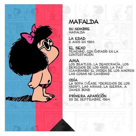 Datos extraidos del facebook oficial de Mafalda