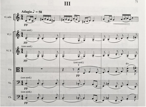 Beginning of the 3rd movement