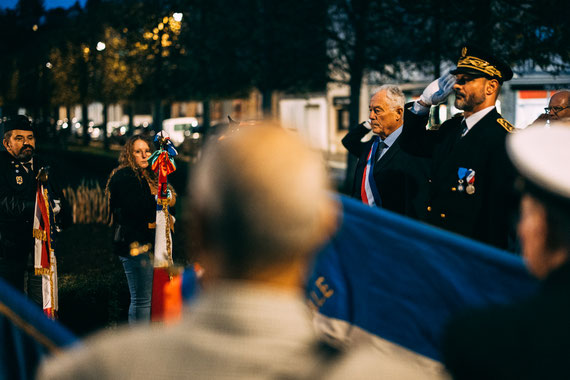 Notre webmaster Ludivine ARGENCE, Porte Drapeau du Souvenir Français