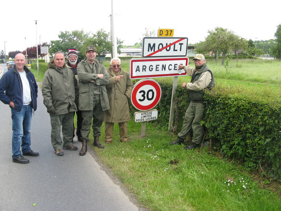 Sur le trajet aller, hommage et respect au Président AFCVM