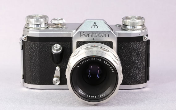 Pentacon-Spiegelreflexkamera mit M42-Anschluss