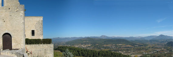 vue depuis LE BARROUX