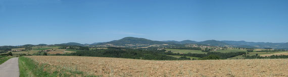 un peu de plat dans les monts du Vivarais