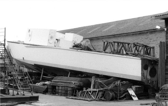 Der aufgegebene Rumpf von S 160 - Foto: Ehlert