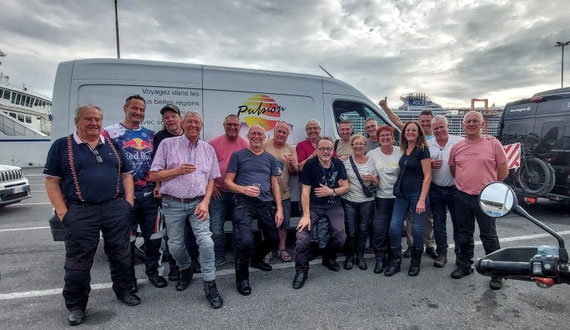 Le groupe (il manque David, derrière l'objectif !)