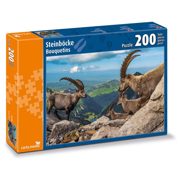 Steinböcke Puzzle, Puzzle Steinböcke, cartamedia