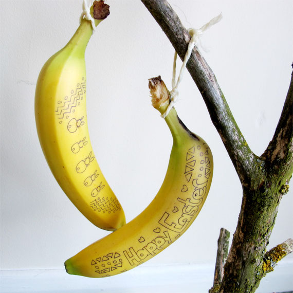 Beatrice Winkel - Bananen-Osterdekoration