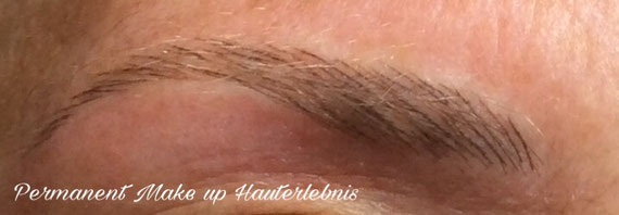 Augenbrauen Permanent Make up Mikroblading