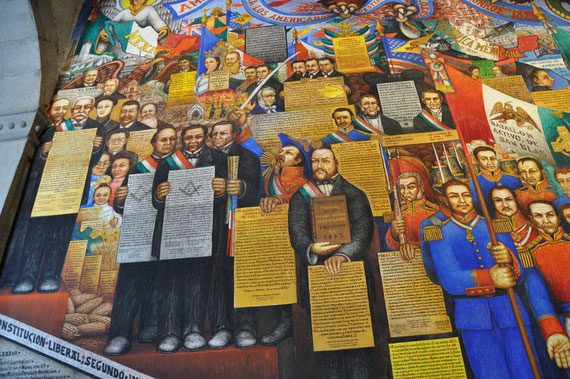 Mural de 1848-1911 Xochitiotzin