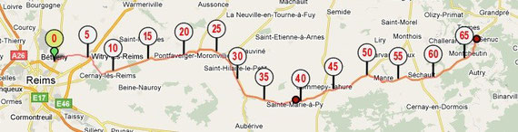 Jour 1 - 65 km