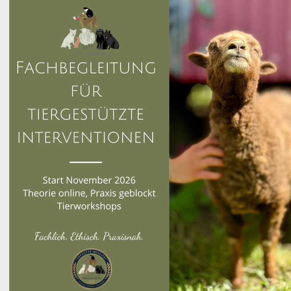 Lehrgang zur Fachkraft für Tiergestützte Informationen