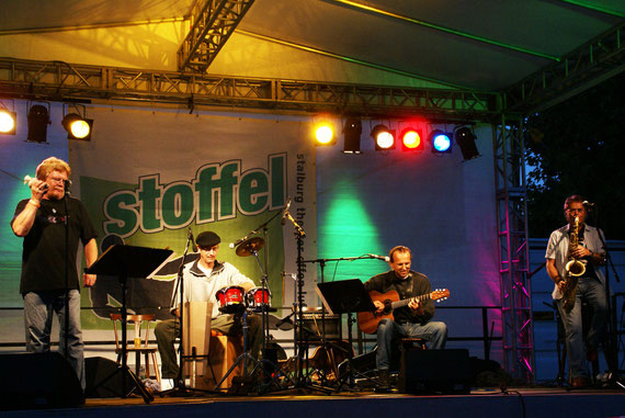 v.l.n.r.: Peter Osterwold, Rudi Hagenau, Rolf Bussalb, Achim Farr