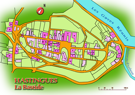 orthe, hastingues, peyrehorade, landes, aquitaine, dax, adour, arthous, cagnotte, sorde,  barthe, saumon, alose, hastings, monsabert, destrac, jean paul laurens, bastide