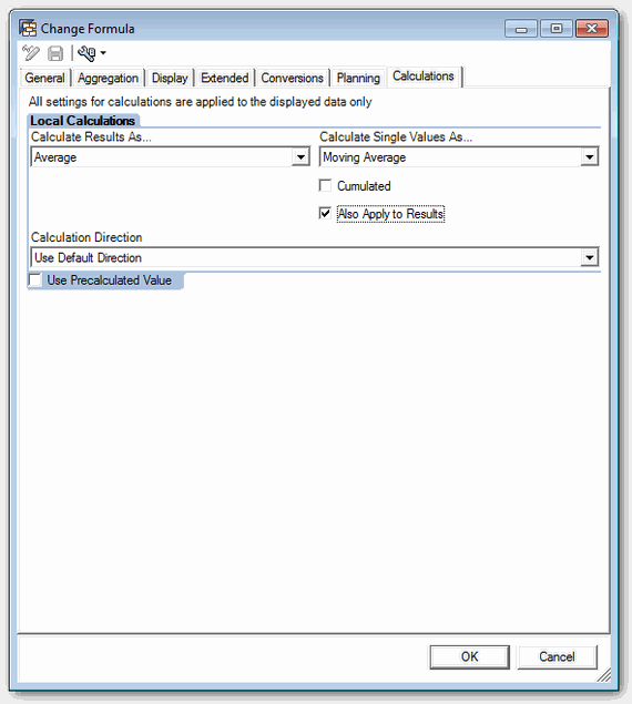 Bex Query Designer Formula Calculations