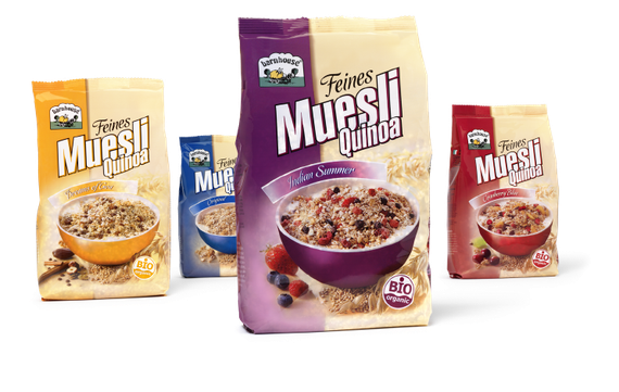 Barnhiuse - Feines Müsli- Quinoa - Müsli - Frühstück - Packaging - Design - DesignKis - 2011 - Verpackung