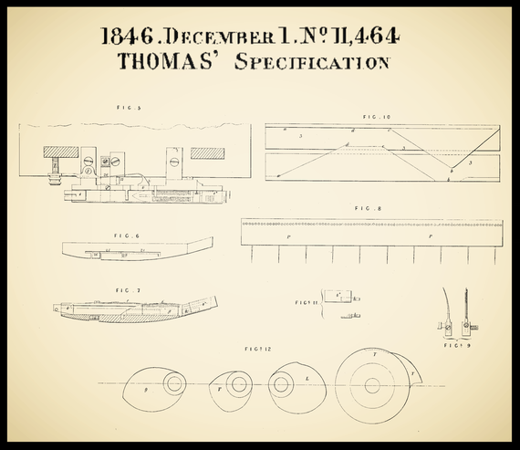 GB 11.464/1846        William Thomas  (December 1, 1846) Fig. 5 to Fig. 12