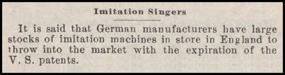 July 1900 Sewing Machine Times