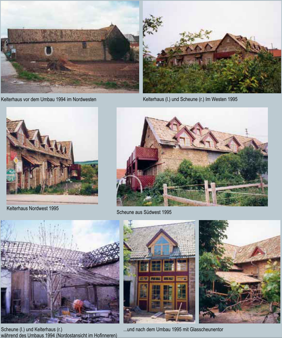 Umnutzungsprozess für das Reihenhaus in Wendelsheim (Abschlussbericht der "AG Dorfentwicklung" an der Leibniz Universität Hannover 2010/11: Seite 148)
