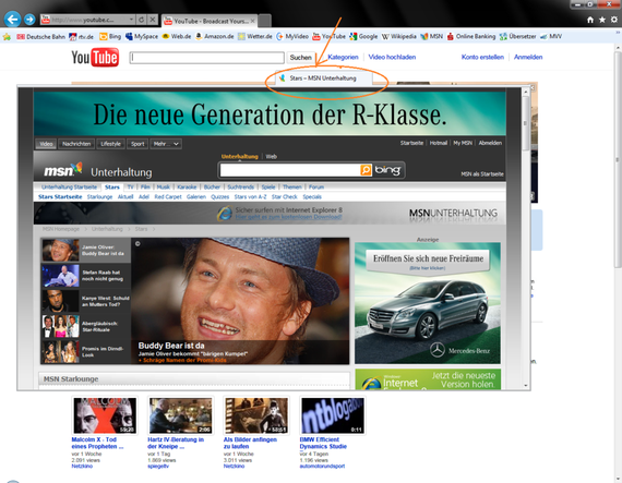 Bei gedrückt halten der Registerkarte kann man diese herausziehen...