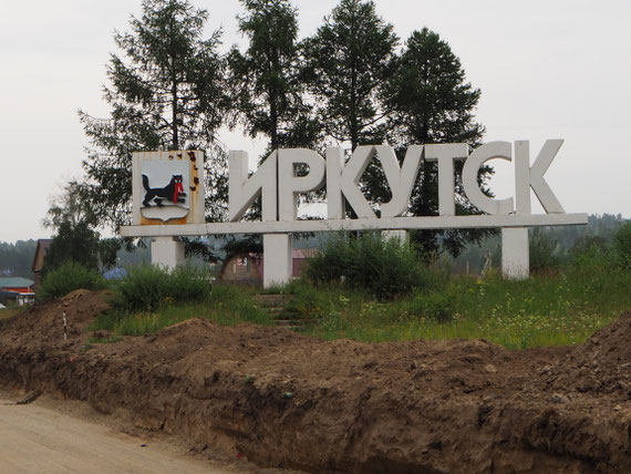 Geschafft: in Irkutsk angekommen