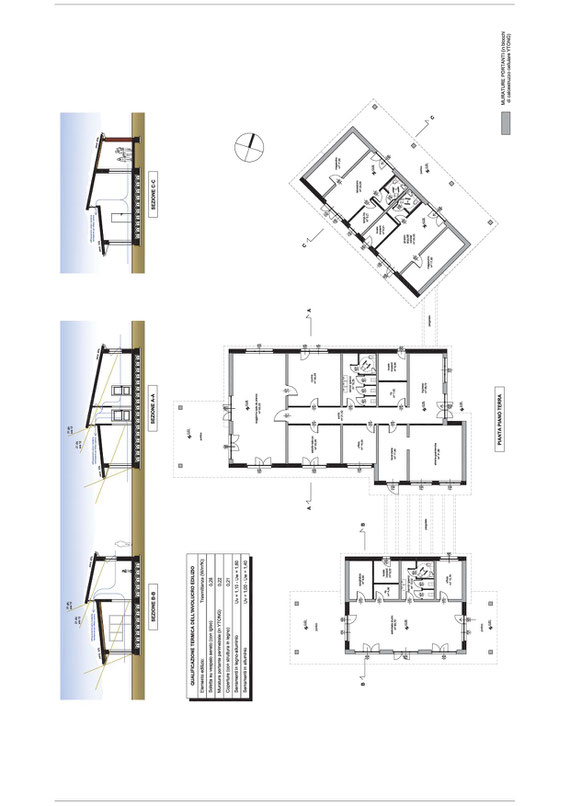 Uno degli edifici dell'insediamento: l'asilo/sala studio