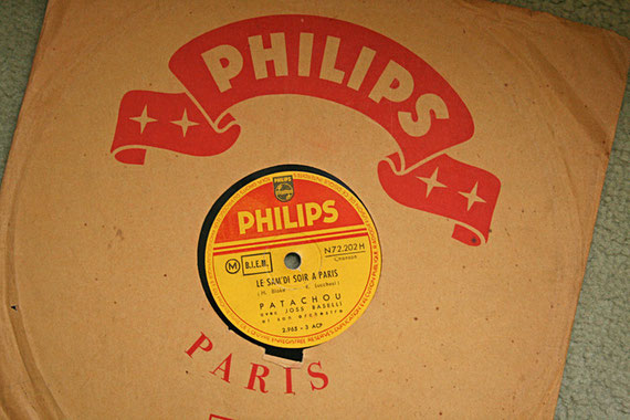 Disque 78 tours Philips de Patachou 