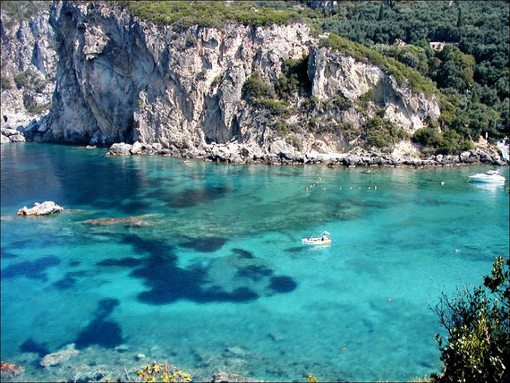 The incredible coast of Corfu