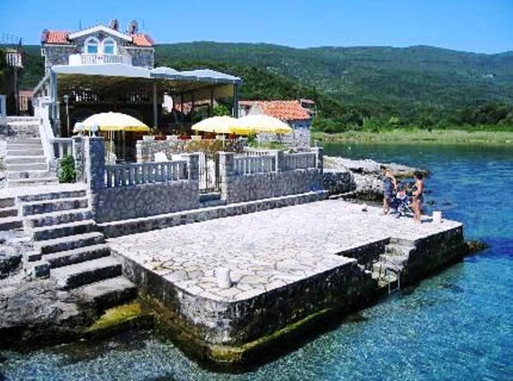 Villa Kristina offers an incredible view into the Gulf of Tivat