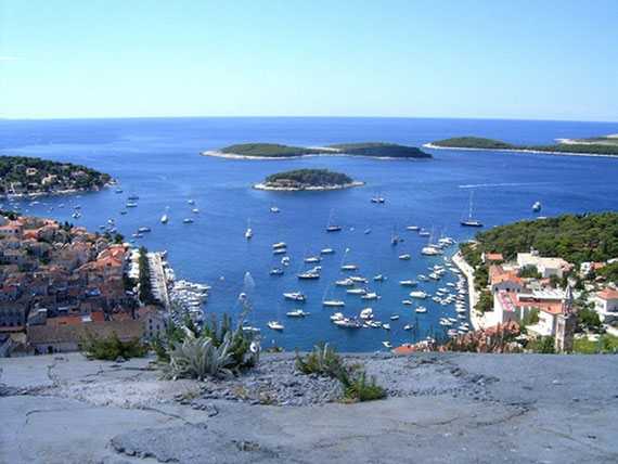 View from the Bay of Hvar