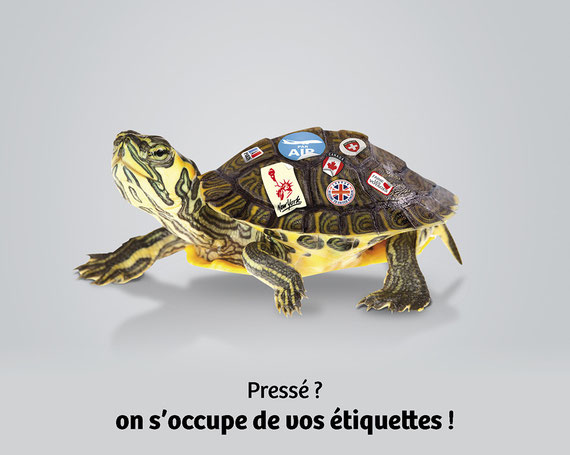 Des étiquettes adhésives rapidement !
