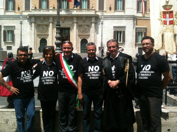 Sit-in in PIazza Montecitorio - 25/26 luglio 2012