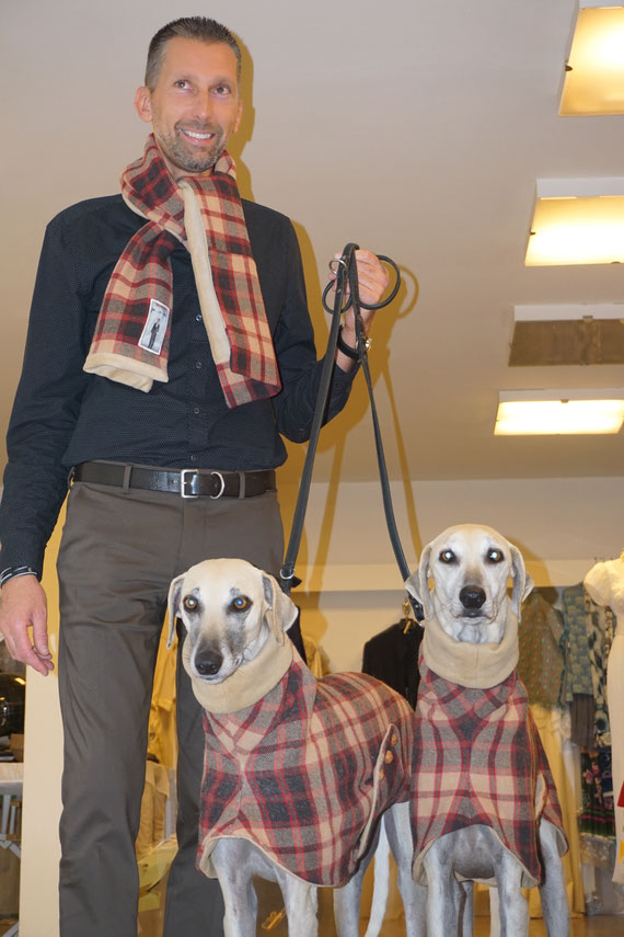 Herrenmode | Herr und Hund im Partner-Look