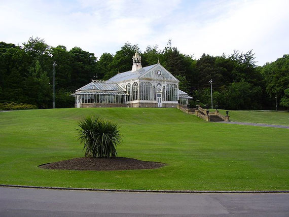 Corporation Park's conservatory, which dates from 1900