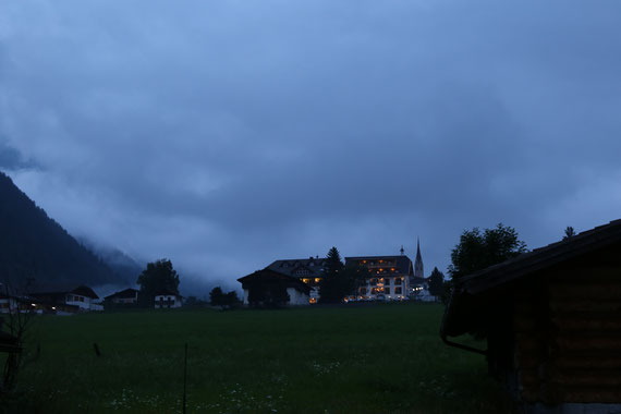 Overnachting op de heenweg Valles Italië