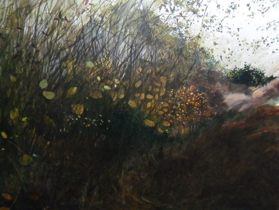 Autumn n°2, acrylic on canvas, 152 x 102 cms, 2011