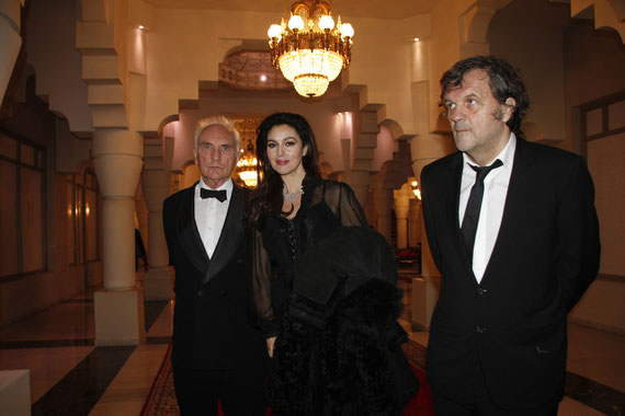 Monica BELLUCCI et Emir KUSTURICA - Festival de Marrakech © Anik COUBLE