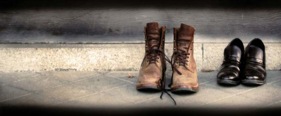 It wasn't easy to distinguish the path on which I walked, since i was the path.