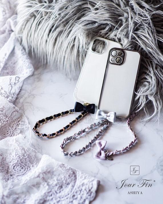 JourFin ジュールフィン ラブリボン LoveRibbon リボン リボン教室 リボン教室芦屋 芦屋 リボン リボンワーク リボン資格 リボンレッスン リボンショルダー 携帯ショルダーストラップ スマホストラップ スマホストラップ リボンチェーン 手づくり 手仕事 ハンドメイド