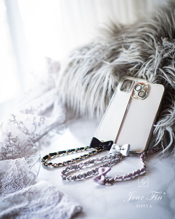 JourFin ジュールフィン ラブリボン LoveRibbon リボン リボン教室 リボン教室芦屋 芦屋 リボン リボンワーク リボン資格 リボンレッスン リボンショルダー 携帯ショルダーストラップ スマホストラップ スマホストラップ リボンチェーン 手づくり 手仕事 ハンドメイド