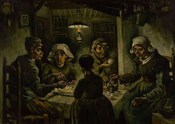 V. Van Gogh, "I mangiatori di patate"