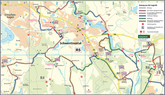 R5 mit Sattelplätzen Reitanlage am Klinkenberg und Parkplatz an der B76 in Raisdorf