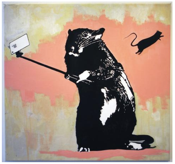 ※８：Blek le Rat "Selfie Rat"